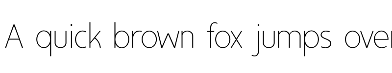Preview of FONTSPRING DEMO - TyfoonSans XLight Regular font