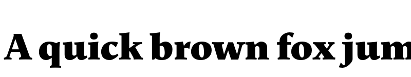 Preview of FONTSPRING DEMO - Uffizi Black Regular font