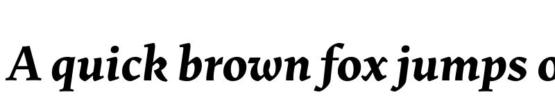 Preview of FONTSPRING DEMO - Uffizi Bold It Regular font