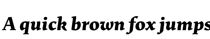 Preview of FONTSPRING DEMO - Uffizi ExtraBold It Regular font