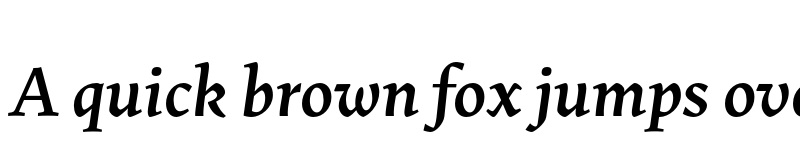 Preview of FONTSPRING DEMO - Uffizi Medium It Regular font