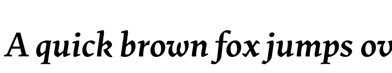 Preview of FONTSPRING DEMO - Uffizi SemiBold It Regular font