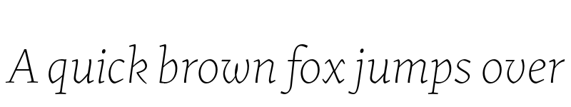 Preview of FONTSPRING DEMO - Uffizi Thin It Regular font