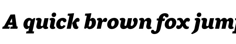 Preview of FONTSPRING DEMO - Ulises Heavy Italic Regular font