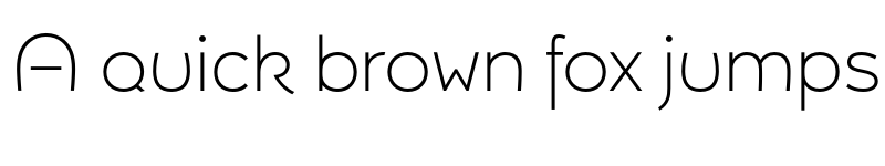 Preview of FONTSPRING DEMO - Umba Sans A Thin Regular font