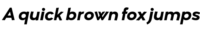 Preview of FONTSPRING DEMO - Umba Sans Bold Italic font