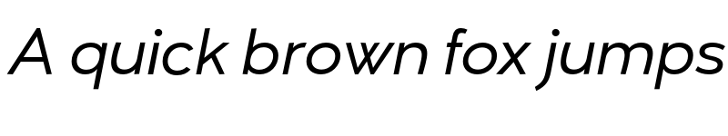 Preview of FONTSPRING DEMO - Umba Sans Italic font