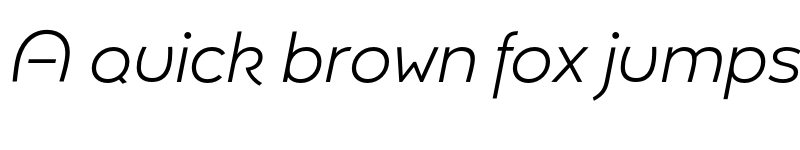 Preview of FONTSPRING DEMO - Umba Sans Thin Bold Italic font