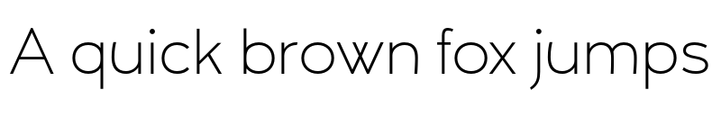 Preview of FONTSPRING DEMO - Umba Sans Thin Regular font