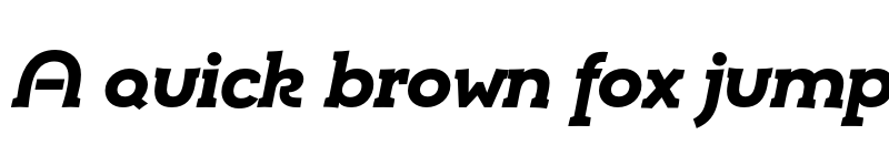 Preview of FONTSPRING DEMO - Umba Slab Alt Bold Italic font