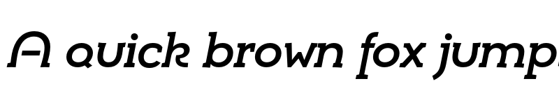 Preview of FONTSPRING DEMO - Umba Slab Alt Medium Italic font