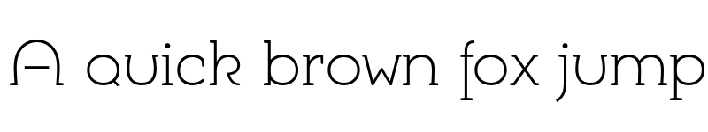 Preview of FONTSPRING DEMO - Umba Slab Alt Thin Regular font