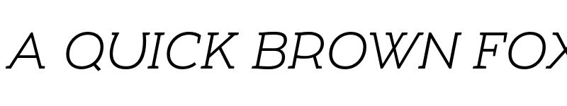 Preview of FONTSPRING DEMO - Umba Slab Caps Light Italic font