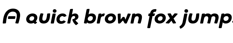 Preview of FONTSPRING DEMO - Umba Soft Alt Bold Italic font