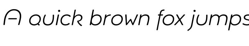 Preview of FONTSPRING DEMO - Umba Soft Alt Thin Bold Italic font