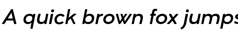 Preview of FONTSPRING DEMO - Umba Soft Medium Italic font