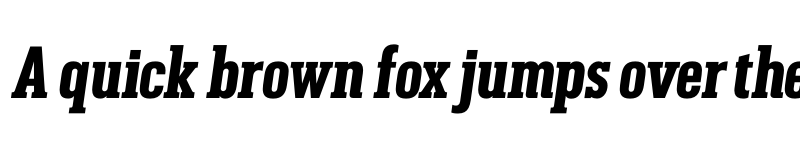 Preview of FONTSPRING DEMO - Umberland Slab Italic font