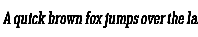 Preview of FONTSPRING DEMO - Umberland Slab Light Italic Regular font