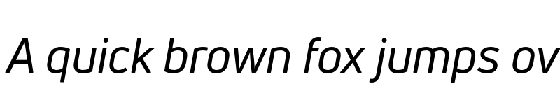 Preview of FONTSPRING DEMO - Uni Neue Regular Italic font