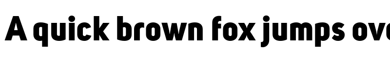 Preview of FONTSPRING DEMO - Uni Sans Heavy Regular font