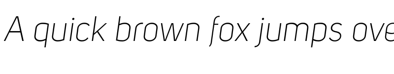 Preview of FONTSPRING DEMO - Uni Sans Light Italic Regular font