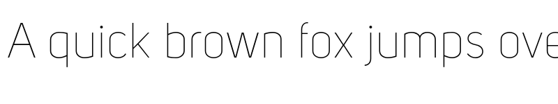 Preview of FONTSPRING DEMO - Uni Sans Thin Regular font