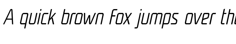 Preview of FONTSPRING DEMO - Unicod Sans Condensed Light Italic font