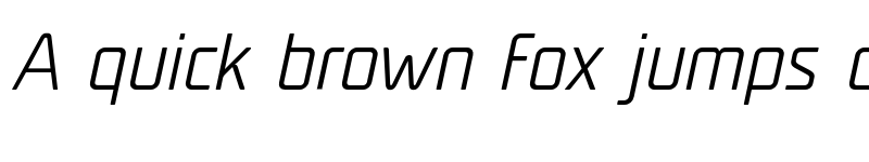 Preview of FONTSPRING DEMO - Unicod Sans Light Italic font