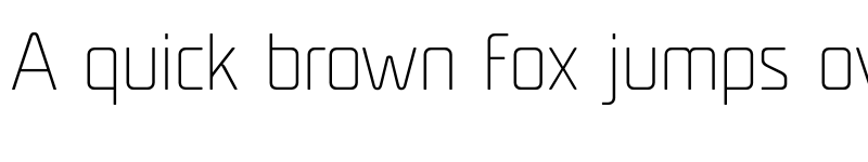 Preview of FONTSPRING DEMO - Unicod Sans UltraLight font