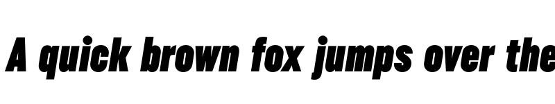 Preview of FONTSPRING DEMO - Uniform Extra Condensed Ultra It Regular font