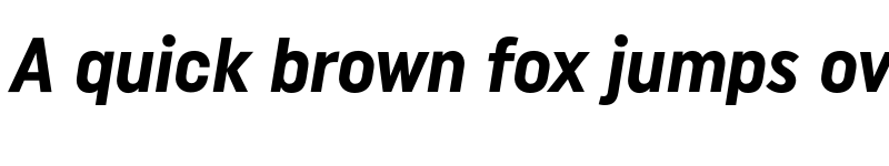 Preview of FONTSPRING DEMO - Uniform Pro Con Bld It Regular font