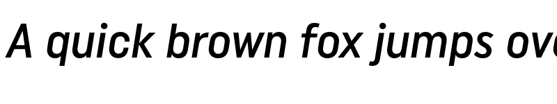 Preview of FONTSPRING DEMO - Uniform Pro Con Med It Regular font