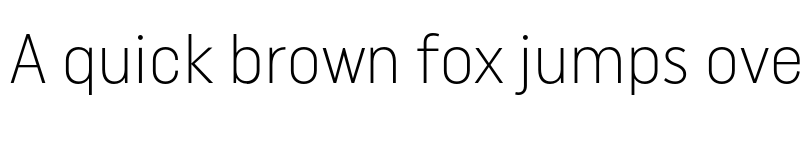 Preview of FONTSPRING DEMO - Uniform Pro Con Thn Regular font