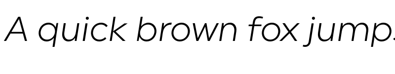 Preview of FONTSPRING DEMO - Uniform Pro Lgt It Regular font