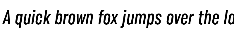Preview of FONTSPRING DEMO - Uniform Pro Xcon Med It Regular font
