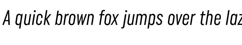 Preview of FONTSPRING DEMO - Uniform Pro Xcon Reg It Regular font