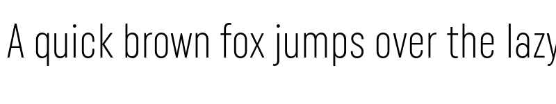 Preview of FONTSPRING DEMO - Uniform Pro Xcon Thn Regular font