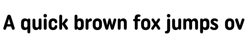 Preview of FONTSPRING DEMO - Uniform Rounded Condensed Bold Regular font