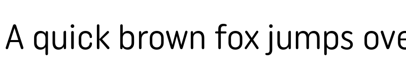 Preview of FONTSPRING DEMO - Uniform Rounded Condensed Regular font