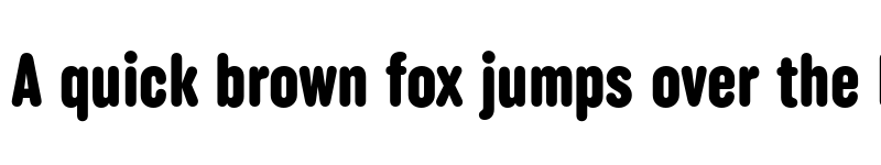 Preview of FONTSPRING DEMO - Uniform Rounded Extra Condensed Black Regular font