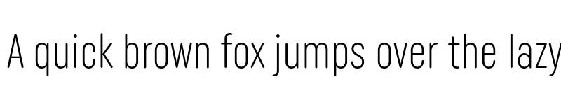 Preview of FONTSPRING DEMO - Uniform Rounded Extra Condensed Light Regular font