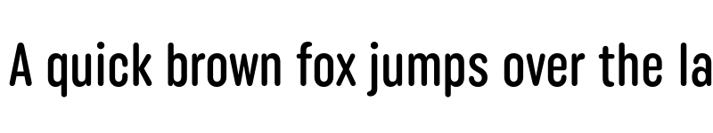 Preview of FONTSPRING DEMO - Uniform Rounded Extra Condensed Medium Regular font