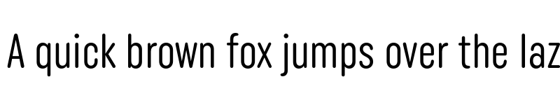 Preview of FONTSPRING DEMO - Uniform Rounded Extra Condensed Regular font