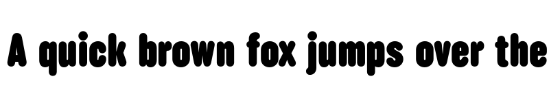 Preview of FONTSPRING DEMO - Uniform Rounded Extra Condensed Ultra Regular font