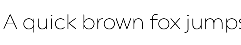 Preview of FONTSPRING DEMO - Uniform Rounded Light Regular font