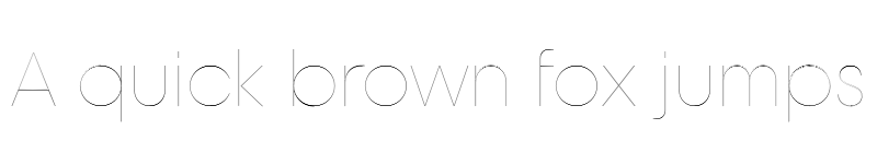 Preview of FONTSPRING DEMO - Unigeo128 Thin Regular font