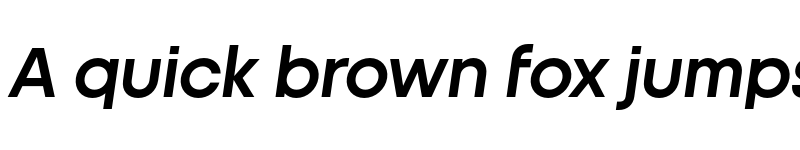 Preview of FONTSPRING DEMO - Unigeo32 Semibold Italic font