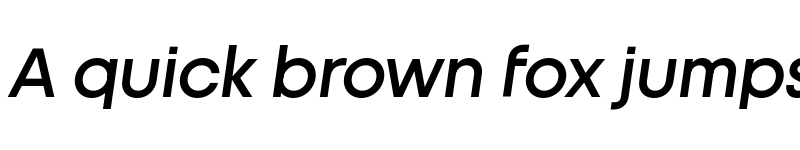 Preview of FONTSPRING DEMO - Unigeo32 Variable Italic font