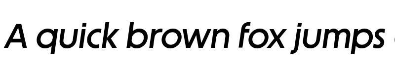 Preview of FONTSPRING DEMO - Unigeo64 Variable Italic font