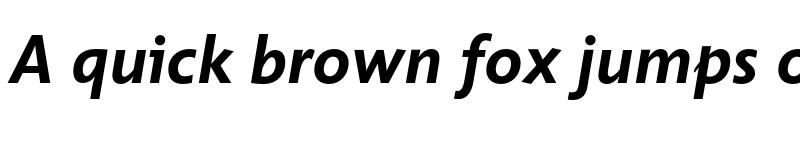 Preview of FONTSPRING DEMO - UnitaBoldItalic Regular font